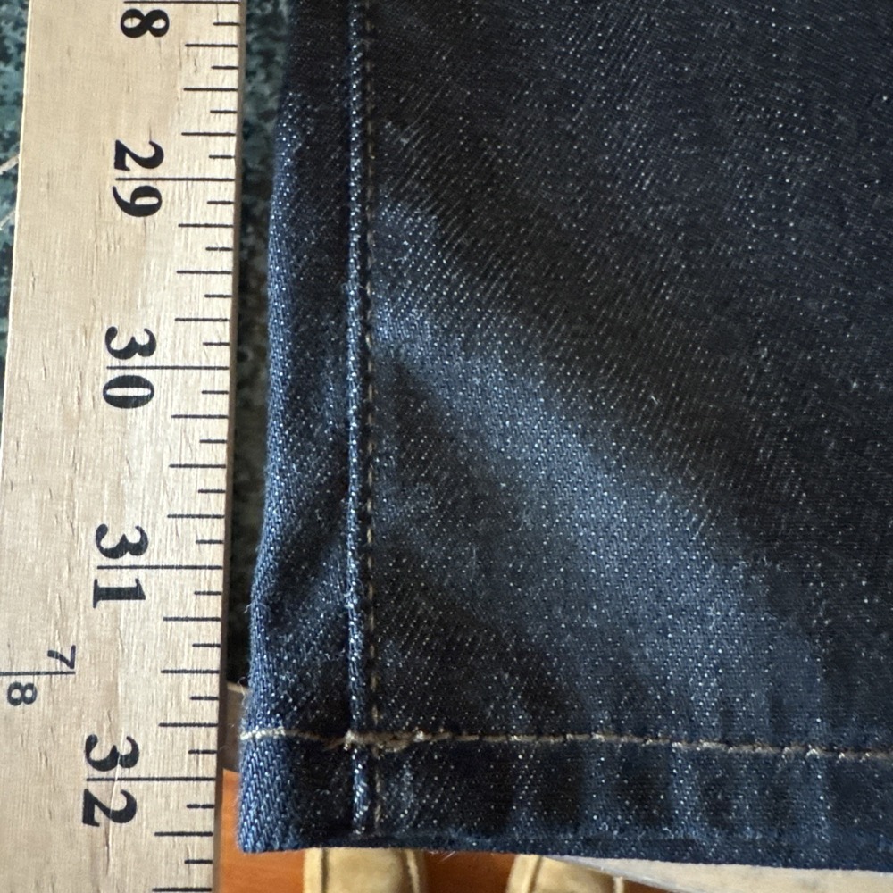BOSS HUGO BOSS Orange Label Regular Fit Dark Wash DENIM W/Stretch Mens W34 L32 - Picture 7 of 16